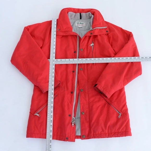 L.L. Bean Vintage  Red Ski Jacket ~Small - Picture 4 of 16